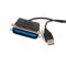 StarTech.com 10 ft USB to Parallel Printer Adapter - M/M