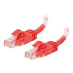 C2G 1m Cat6 550 MHz Snagless Patch Cable - Red