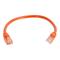 C2G .5m Cat6 550 MHz Snagless Patch Cable - Orange