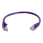 C2G 2m Cat6 550 MHz Snagless Patch Cable - Purple