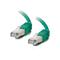 C2G 1m Shielded Cat5E Moulded Patch Cable - Green