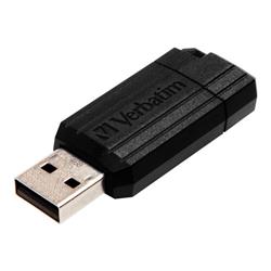 Verbatim 4GB PinStripe USB Drive Black