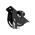 Peerless-AV Modular Series Cathedral Ceiling Plate -Black