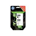 HP 300 2-pack Black/Tri-colour Original Ink Cartridges