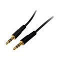 StarTech.com 1 ft Slim 3.5mm Stereo Audio Cable - M/M