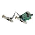 StarTech.com 2 Port Low Profile Native RS232 PCI Express Serial Card with 16550 UART