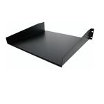 StarTech.com Black Standard Universal Server Rack Cabinet Shelf