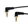 StarTech.com 3 ft Slim 3.5mm Right Angle Stereo Audio Cable - M/M