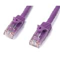 StarTech.com 75 ft Purple Gigabit Snagless RJ45 UTP Cat6 Patch Cable