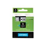 DYMO D1 - Glossy tape - black on white - Roll (2.4 cm x 7 m) - 1 roll(s)