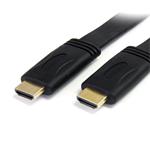 StarTech.com 6 ft Flat High Speed HDMI Cable with Ethernet - Ultra HD 4k x 2k HDMI Cable