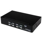 StarTech.com 4 Port 1U Rackmount USB KVM Switch with OSD