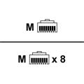 Cisco High Density 8-port EIA-232 Async Cable		