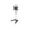 PMVmounts Generic TV Trolley / Floor Stand 32" - 55" Black and Silver