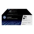 HP 78A 2-pack Black Original LaserJet Toner Cartridges