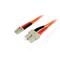 StarTech.com 1m Multimode 50/125 Duplex Fiber Patch Cable LC - SC