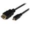 StarTech.com 1m High Speed HDMI Cable with Ethernet - HDMI to HDMI Micro - M/M