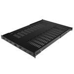 StarTech.com 1U Adjustable Mounting Depth Vented Rack Mount Shelf - Heavy Duty - 250lbs / 113kg