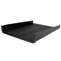 StarTech.com 2U 22in Vented Rack Mount Shelf – Fixed Server Rack Cabinet Shelf - 50lbs / 22kg