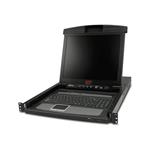 APC 17" Rack LCD Console w/ Integrated 8-Port Analog KVM Switch