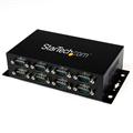 StarTech.com 8 Port USB to DB9 RS232 Serial Adapter Hub – Industrial DIN Rail and Wall Mountable