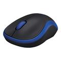 Logitech Wireless Mouse M185 - wireless - 2.4 GHz - USB wireless receiver - blue