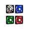CoolerMaster SickleFlow 120 Blue LED Fan - 120mm, 2000RPM