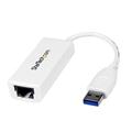 StarTech.com USB 3.0 to Gigabit Ethernet NIC Network Adapter - White