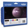 Brother LC1220 Black/Cyan/Magenta/Yellow Value Pack