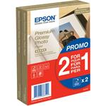 Epson Premium Glossy Photo Paper BOGOF - 100 x 150 mm - 255 g/m2 - 40 sheets (pack of 2 )