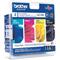 Brother LC1100 Value Pack - Print cartridge - 1 x black, yellow, cyan, magenta