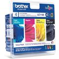 Brother LC1100 Value Pack - Print cartridge - 1 x black, yellow, cyan, magenta
