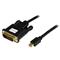 StarTech.com 3 ft Mini DisplayPort to DVI Adapter Converter Cable – Mini DP to DVI 1920x1200 - Black