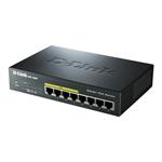 D-Link 8-port 10/100/1000 Desktop Switch with 4 PoE Ports