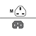 Cisco Power Cord, 250VAC 10A BS1363 Plug (13 A fuse), UK