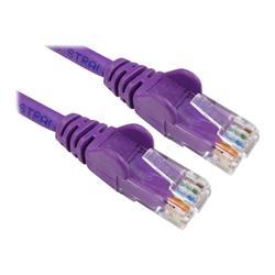 Cables Direct - Patch cable - RJ-45 (M) to RJ-45 (M) - 3 m - UTP - CAT 6 - molded, snagless - violet