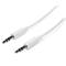 StarTech.com 2m White Slim 3.5mm Stereo Audio Cable - Male to Male