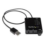 StarTech.com USB Stereo Audio Adapter External Sound Card with SPDIF Digital Audio