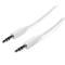 StarTech.com 1m White Slim 3.5mm Stereo Audio Cable - Male to Male