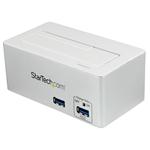 StarTech.com USB 3.0 SATA Hard Drive Docking Station SSD / HDD with integrated Fast Charge USB Hub