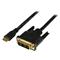 StarTech.com 1m Mini HDMI to DVI-D Cable - M/M