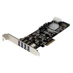 StarTech.com 4 Port PCI Express (PCIe) SuperSpeed USB 3.0 Card Adapter w/ 2 Dedicated 5Gbps Channels