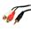 StarTech.com 6 ft Stereo Audio Cable - 3.5mm Male to 2x RCA Female