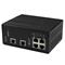 StarTech.com 6 Port Industrial Gigabit Ethernet Switch, 4 PoE+ Ports and Voltage Regulation