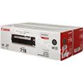 Canon 718 Black Toner Cartridge 3.4k Yield Twin Pack