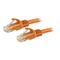 StarTech.com 3m Orange Gigabit Snagless RJ45 UTP Cat6 Patch Cable