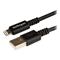 StarTech.com 3m (10ft) Long Black Apple 8-pin Lightning Connector to USB Cable for iPhone iPod iPad