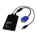 StarTech.com KVM Console to Laptop USB 2.0 Portable Crash Cart Adapter with File Transfer