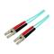 StarTech.com 10m 10 Gb Aqua Multimode 50/125 Duplex LSZH Fiber Patch Cable LC - LC