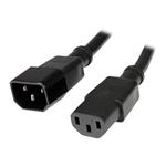 StarTech.com 1m Standard Computer Power Cord Extension - C14 to C13